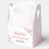 Ballotins Fille rose Floral Ballotin (Ouvert)