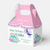 Ballotins Fille rose mignonne Bébé Dinosaure Fête des enfant (Arrière)