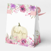 Ballotins Filles 1er anniversaire Petit Citrouille rose flor (Arrière)