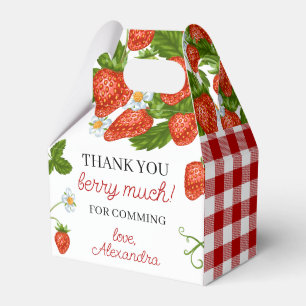 Ballotins Filles aux fraises premier anniversaire