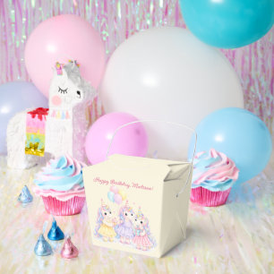 Ballotins Filles Licornes Anniversaire Aquarelle Pastel