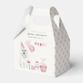 Ballotins Filles mignonnes Roses Fête Chien Chien Robe N'Imp (Verso)