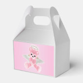 Ballotins Fille's Pink Angel Teddy Bear 1er Anniversaire (Arrière)