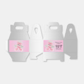 Ballotins Fille's Pink Angel Teddy Bear 1er Anniversaire (Déplié)