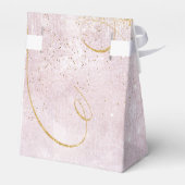 Ballotins Fine Lines Gold Abstrait Mariage V1 Mauve ID867 (Arrière)