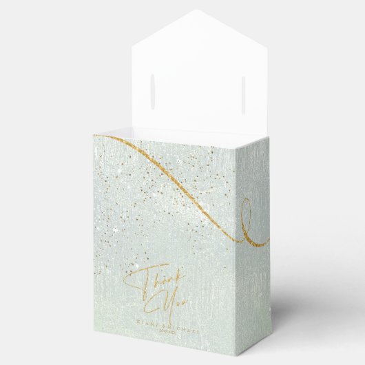 Ballotins Fine Lines Gold Abstrait Mariage V1 Sage ID867 (Ouvert)