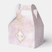 Ballotins Fine Lines Gold Abstrait Mariage V3 Mauve ID867 (Verso)