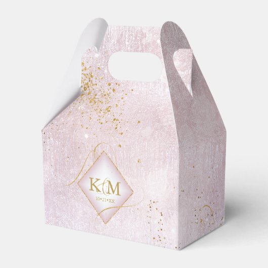 Ballotins Fine Lines Gold Abstrait Mariage V3 Mauve ID867 (Verso)