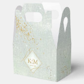 Ballotins Fine Lines Gold Abstrait Mariage V3 Sage ID867 (Ouvert)