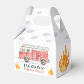 Ballotins Firetruck Calling All Firefigthers Boy Birthday (Verso)