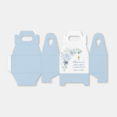 Ballotins First Holy Communion Dusty Blue Floral (Déplié)