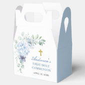 Ballotins First Holy Communion Dusty Blue Floral (Ouvert)