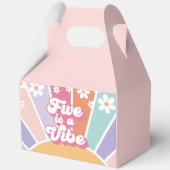 Ballotins Five est une Vibe Retro Sunshine Rainbow Daisy (Recto)