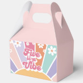 Ballotins Five est une Vibe Retro Sunshine Rainbow Daisy (Recto)