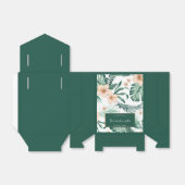 Ballotins Flacon de bachelorette tropicale de corail vibrant (Déplié)