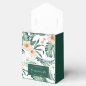 Ballotins Flacon de bachelorette tropicale de corail vibrant (Ouvert)