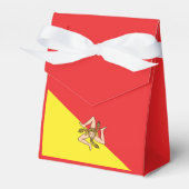 Ballotins Flag of Sicily Sicilian Party and Events Favor Box (Verso)