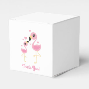 Ballotins Flamant rose Baby shower de la petite tropicale