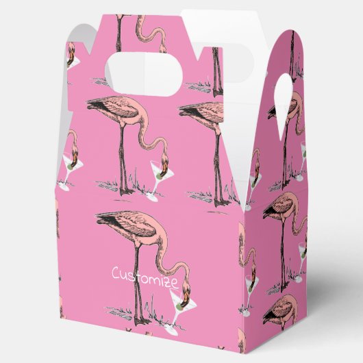 Ballotins Flamant rose Boire Martini Thunder_Cove (Ouvert)