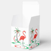 Ballotins Flamant rose de Noël rouge ballotin classique (Ouvert)