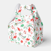 Ballotins Flamant rose de Noël rouge multiballotin (Arrière)