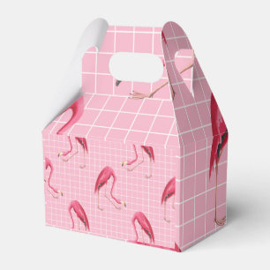 Ballotins Flamant rose Disco Motif des années 80 rose