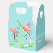 Ballotins Flamant rose Fandango Duo ballotin de texte (Ouvert)