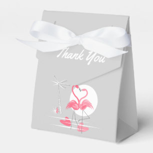 Ballotins Flamant rose Love Merci tente ballotin