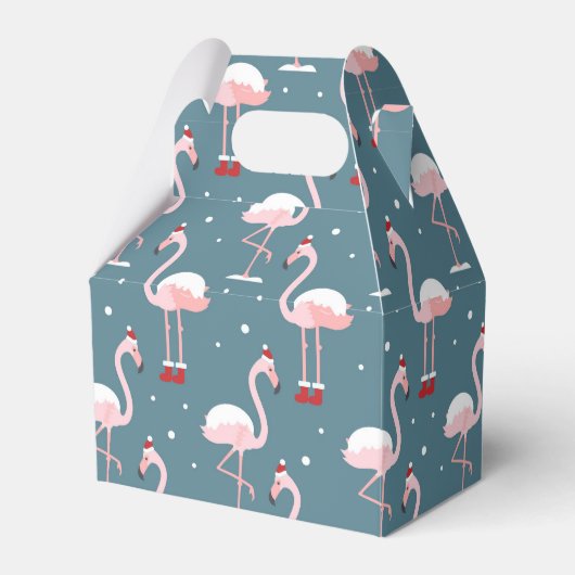 Ballotins Flamant rose Noël tropical (Verso)
