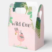 Ballotins Flamant rose Wild One Boho Anniversaire Ballotin d (Ouvert)