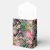 Ballotins flamants et strokies tropicaux à fleurs et or (Ouvert)