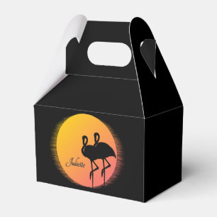 Ballotins Flamants roses Sunset personnel avec nom
