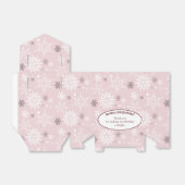 Ballotins Flamme de neige à thème 6e anniversaire fête rose  (Déplié)