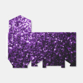 Ballotins Flamme de parties scintillant foncé violet brillan (Déplié)