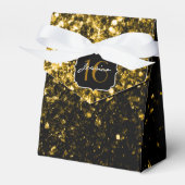 Ballotins Flamme de parties scintillant jaune foncé brille d (Verso)