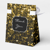 Ballotins Flamme de parties scintillant jaune foncé brille d (Arrière)