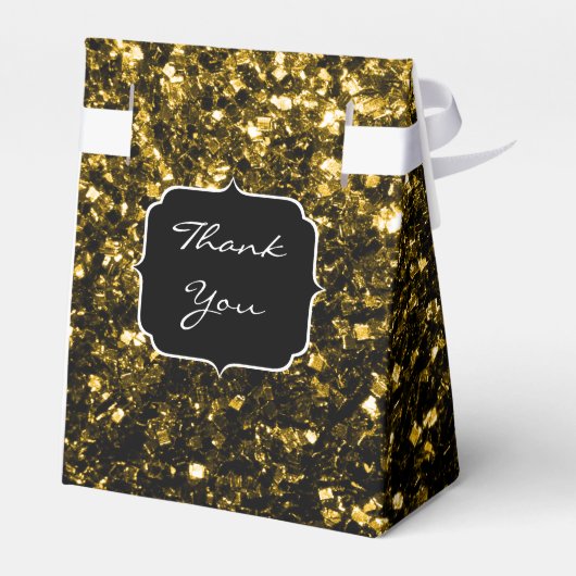 Ballotins Flamme de parties scintillant jaune foncé brille d (Arrière)