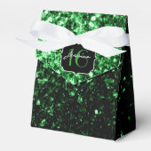 Ballotins Flamme de parties scintillant vert foncé brille do (Verso)