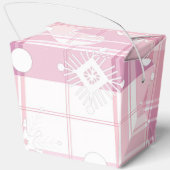 Ballotins Flammes de neige en plastique rose Noël (Verso)