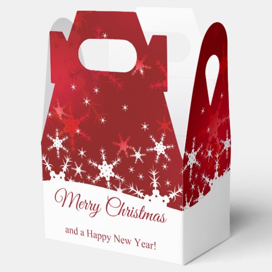 Ballotins Flammes de neige rouges d'hiver de Noël (Ouvert)