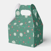 Ballotins Flammes de neige vert pâle Noël (Arrière)