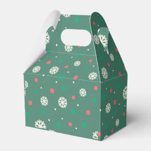 Ballotins Flammes de neige vert pâle Noël