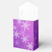 Ballotins Flammes de neige violettes blanches Noël minimalis (Ouvert)