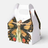 Ballotins Flapper Butterfly Flying Woman Illustration (Arrière)