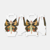 Ballotins Flapper Butterfly Flying Woman Illustration (Déplié)
