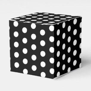 Ballotins Flèches blanches de neige cadeau noir