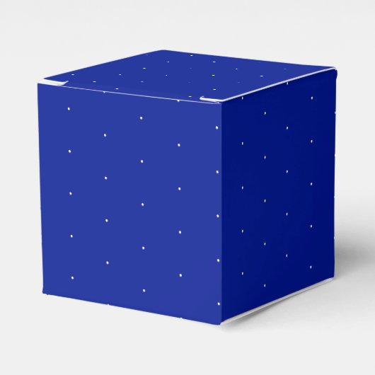 Ballotins Flèches blanches de neige minuscules points bleu c (Verso)