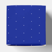 Ballotins Flèches blanches de neige minuscules points bleu c (Haut)