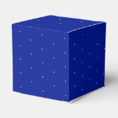 Ballotins Flèches blanches de neige minuscules points bleu c (Arrière)