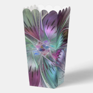 Ballotins Fleur Abstraite Colorée Art Fractal Floral Moderne